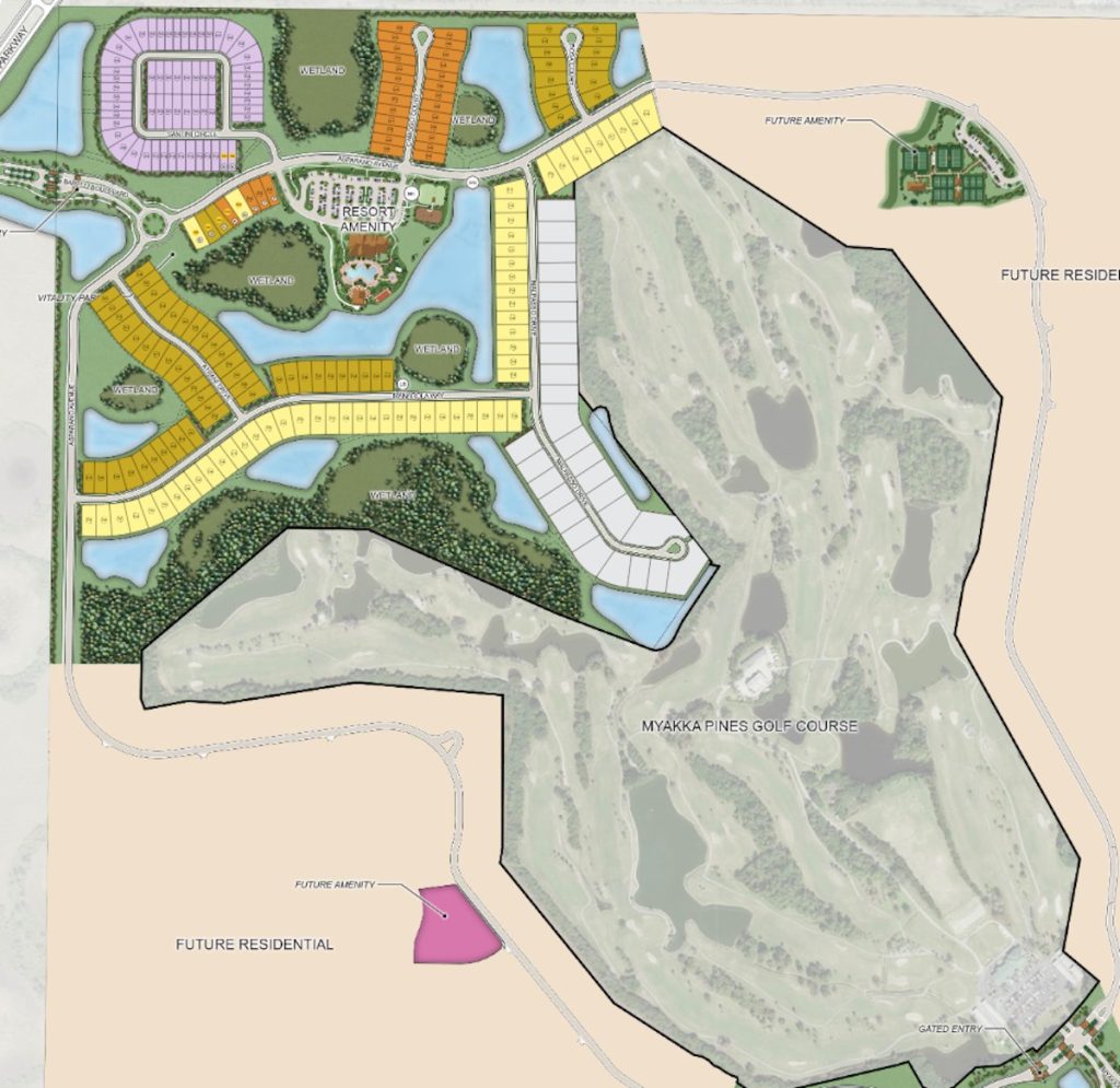 esplanade at wellen park new home community by taylor morrison and john cannon custom homes along the myakka pines golf course in englewood florida