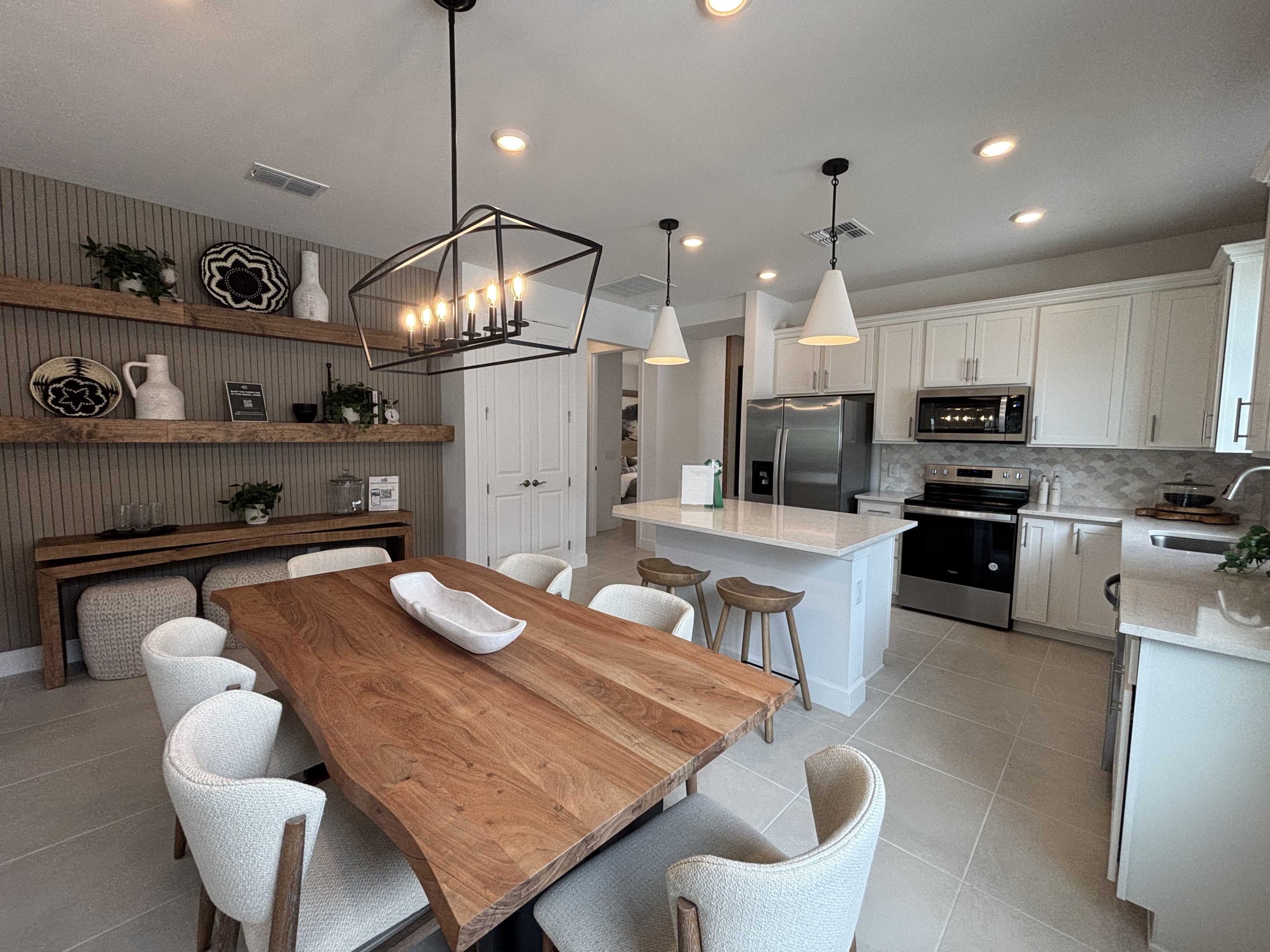 kitchen diner of the ellenwood villa in legacy groves